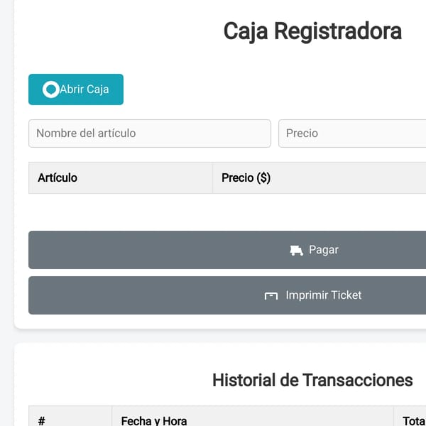 Caja Registradora
