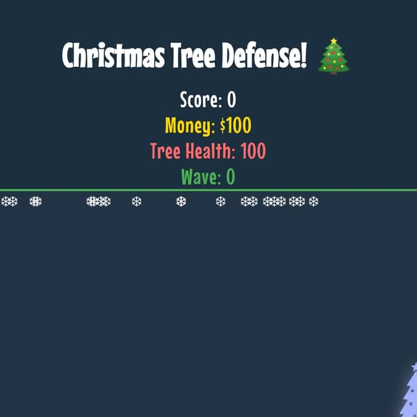 Christmas Tree Defense!