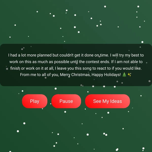 Christmas Interactive Page
