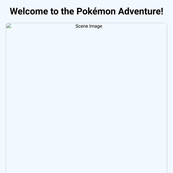 Interactive Pokémon Adventure