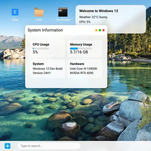 Windows 12 Concept
