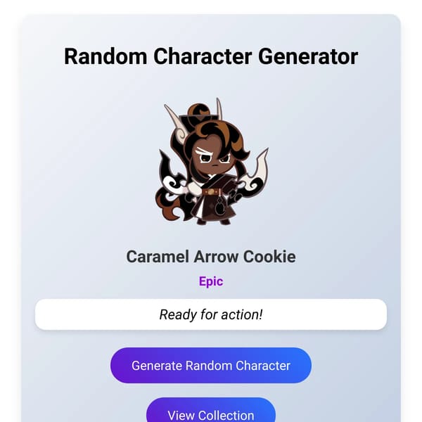 Random Character Generator