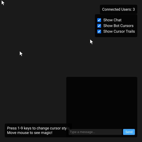 CursorWeb - Multiplayer Cursor Party!