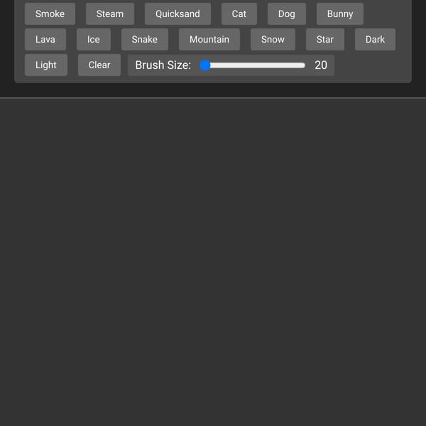 Particle Simulation Canvas