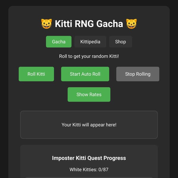 Kitti RNG Gacha