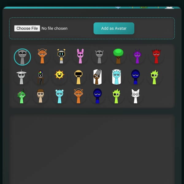 Chat Application with Avatar Selection