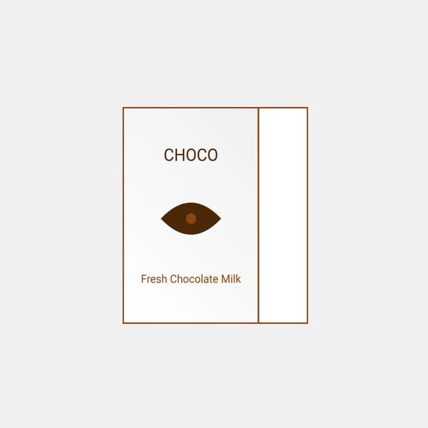 Interactive Choco Milk Carton Animation