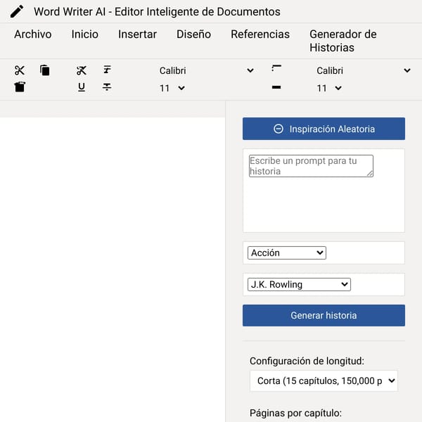 word writer AI - Editor Inteligente de Documentos