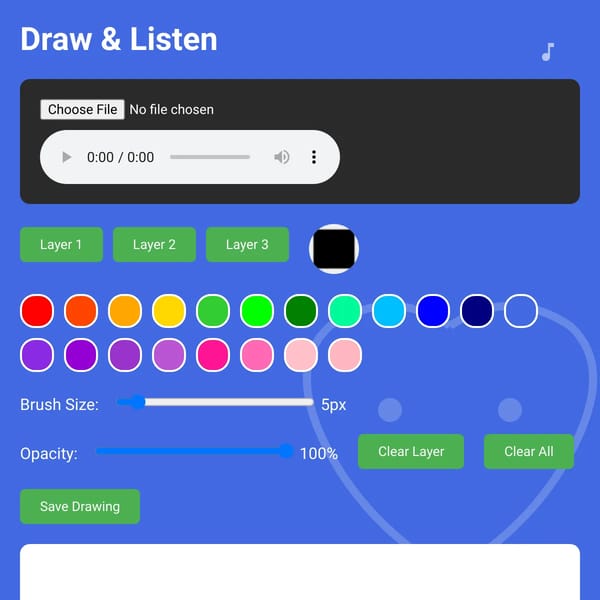 Music Drawing Canvas