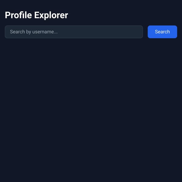 Profile Explorer