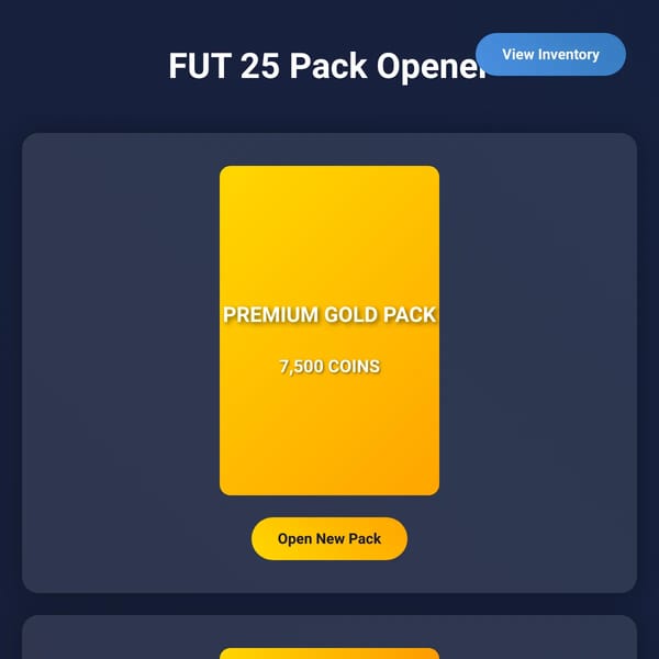 FUT 25 Pack Opener