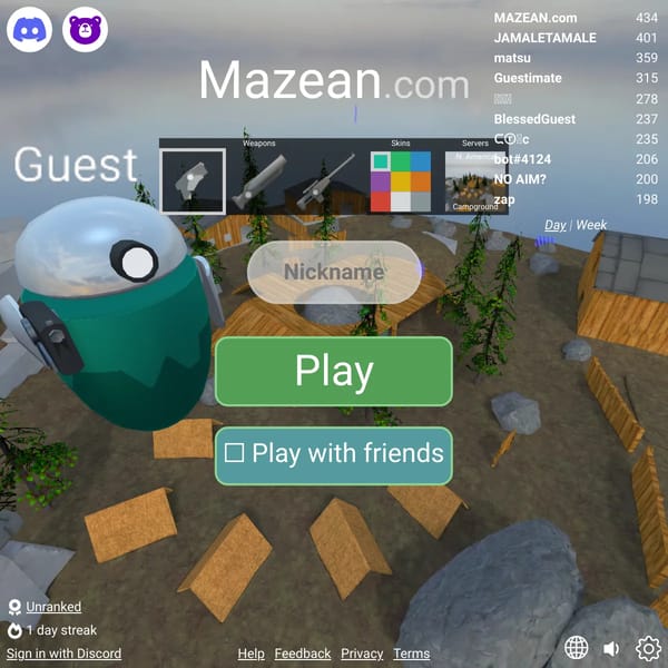 Mazean - Homepage