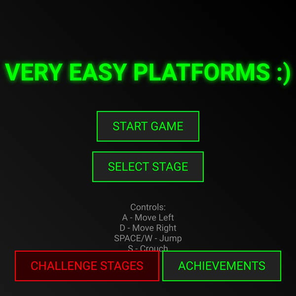 Simple Platformer Game