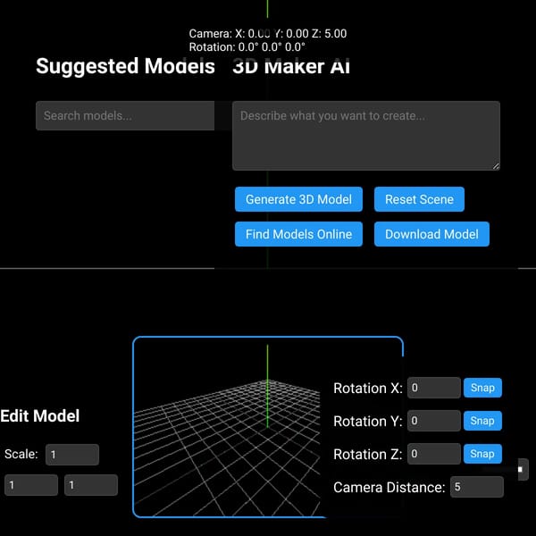 3D model Maker AI
