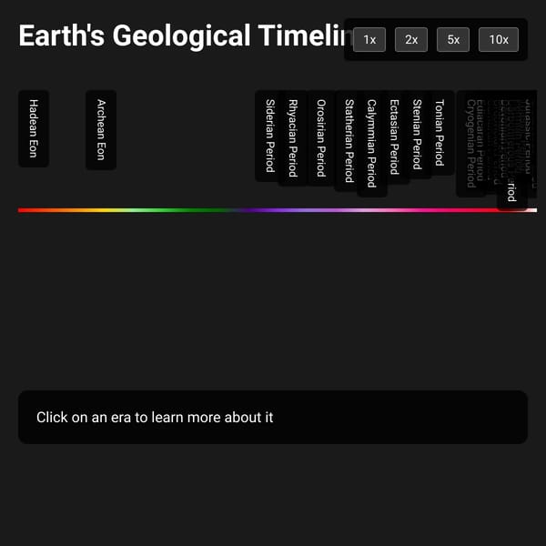 Earth's Geological Timeline