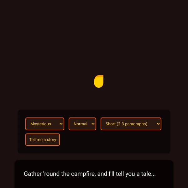 Campfire Story Generator