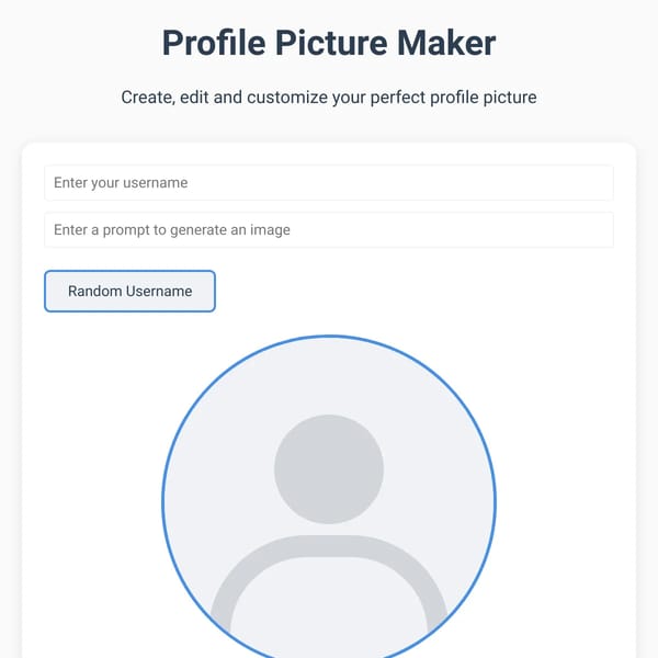 Profile Picture Maker
