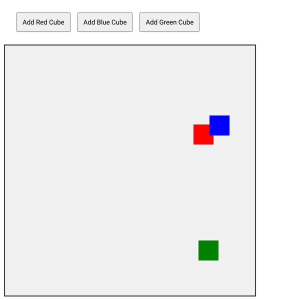Interactive Cube Battle Game