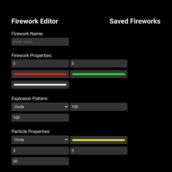 Firework Maker