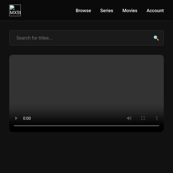 MXStream - Streaming Website from Kivotos