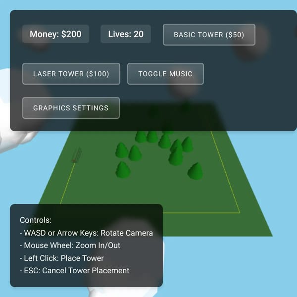 3D Tower Defense