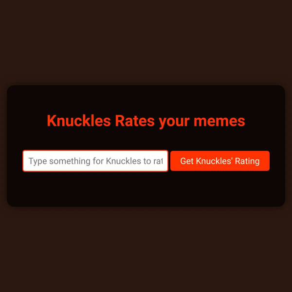 Knuckles Meme