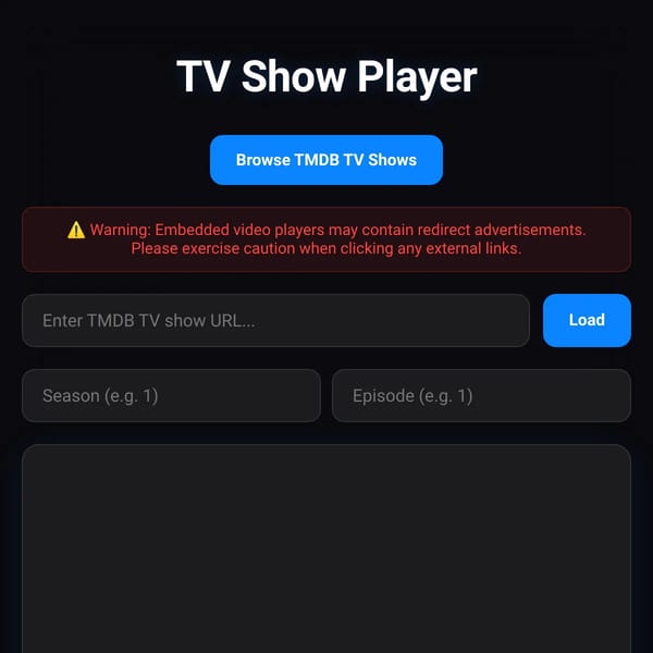 TV Show Player