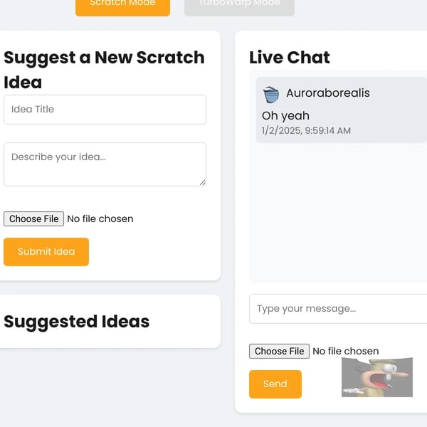 Suggest your scratch ideas!