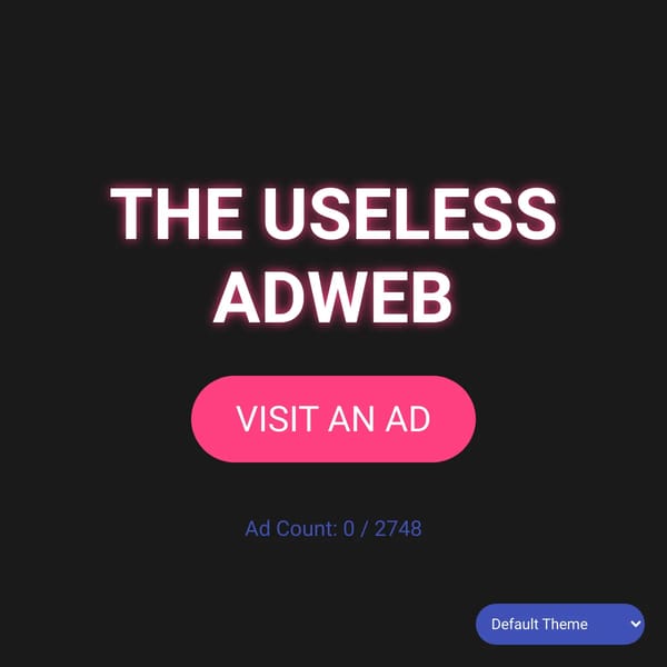 THE USELESS ADWEB
