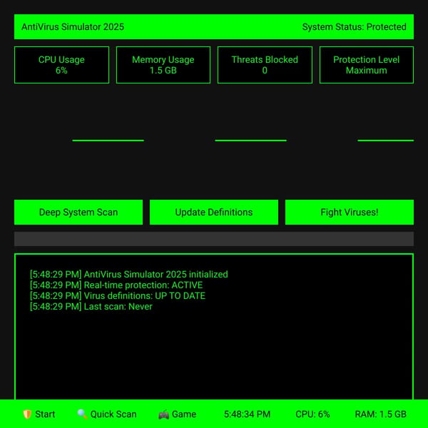 Antivirus Simulator 2025