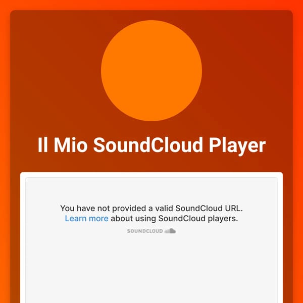 SoundCloud Music Player