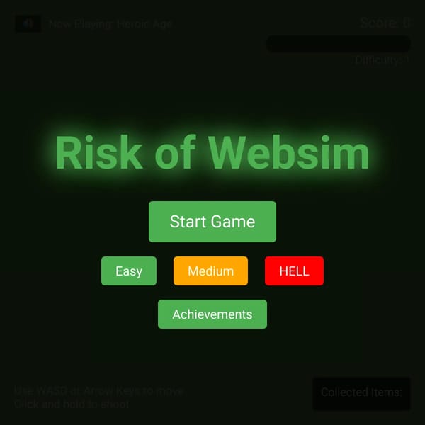 Risk of Websim