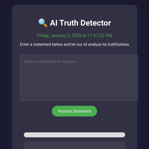 AI Truth Detector
