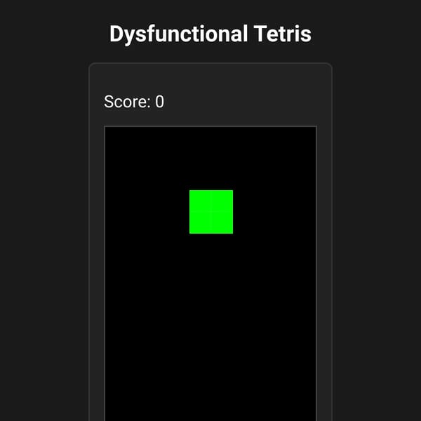 Dysfunctional Tetris