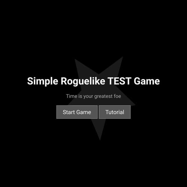 Simple Roguelike TEST Game