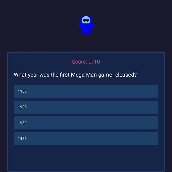 Mega Man Trivia Quiz