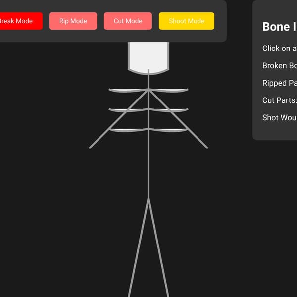 Interactive Bone Breaking Game