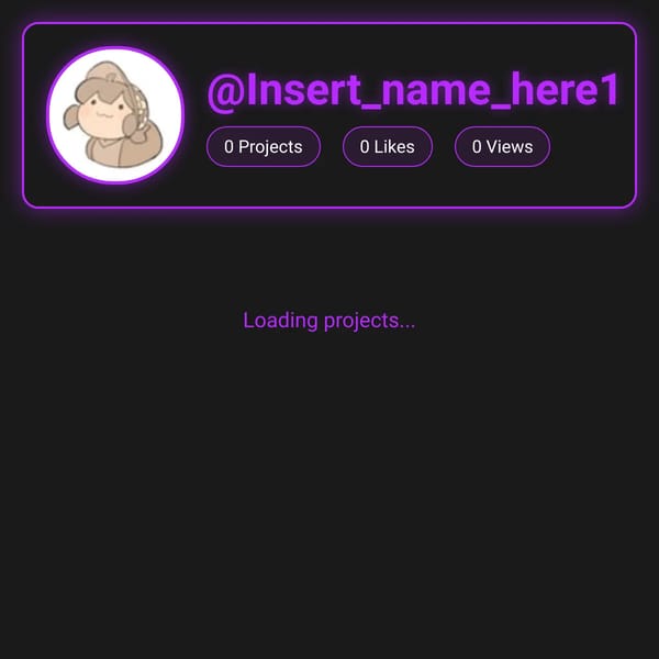 User Profile Page on Websim