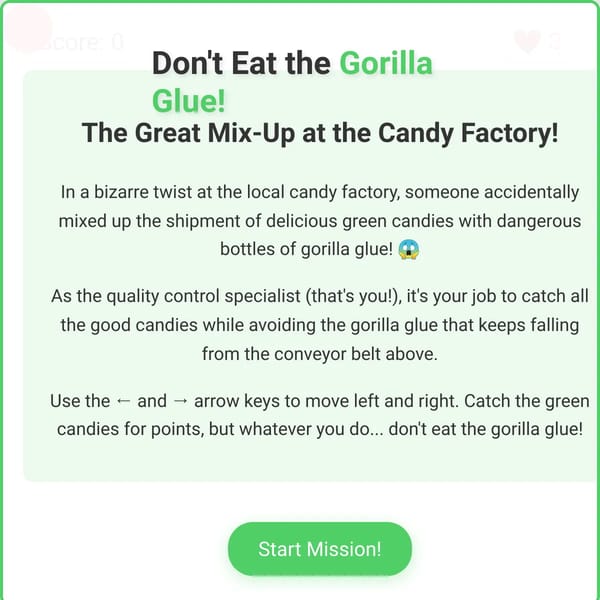 Don't Eat the Gorilla Glue!
