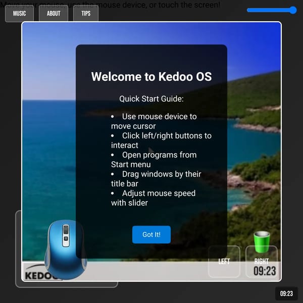 Kedoo OS - Interactive Operating System Simulation