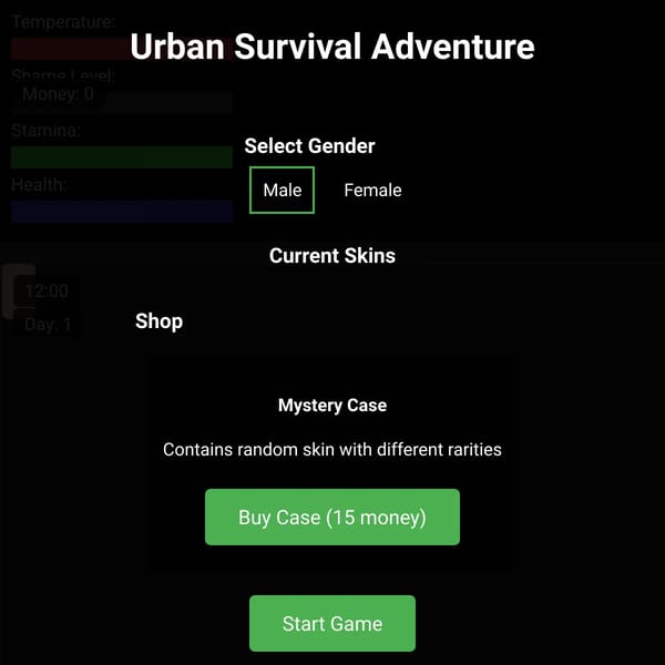 NAKED SURVIVE IN CITY