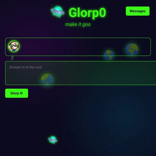 Glorp0 - Alien Twitter