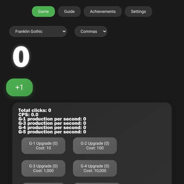 Clicker Game