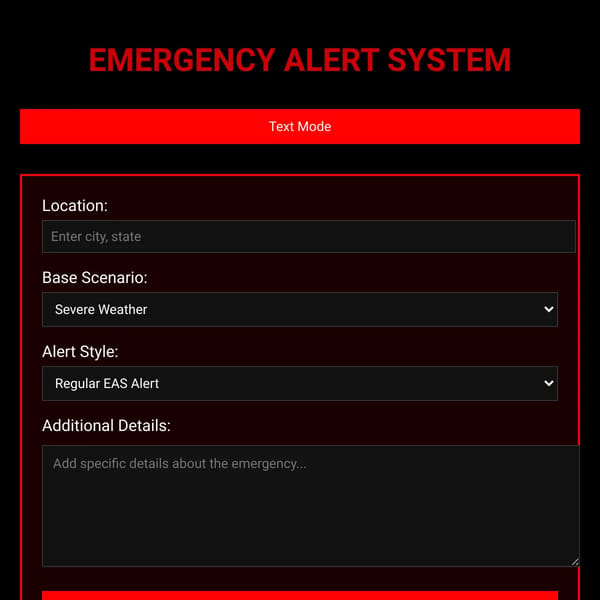 EAS Alert Generator