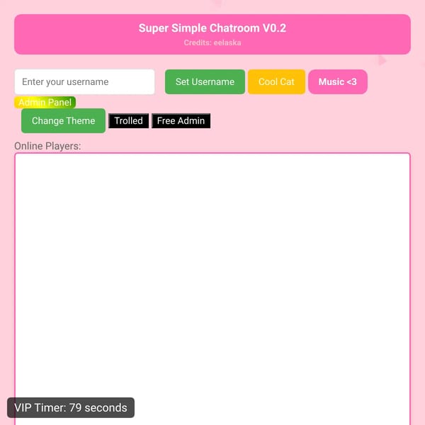 Super Simple Chatroom
