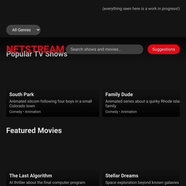 NetStream - Your Streaming Entertainment