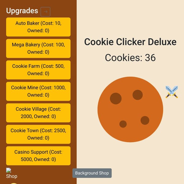 Cookie clicker 🍪 