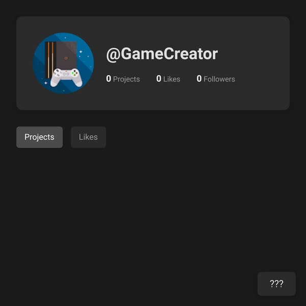 User Profile on Websim