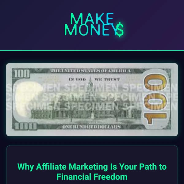 Money Printer - Best Affiliate Programs