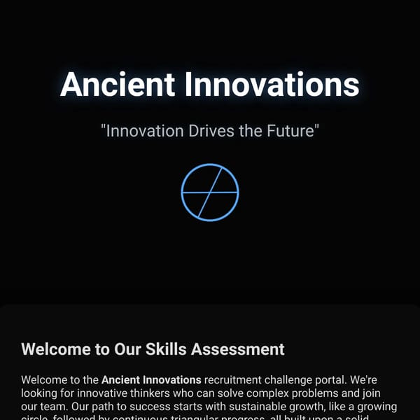 Ancient Innovations